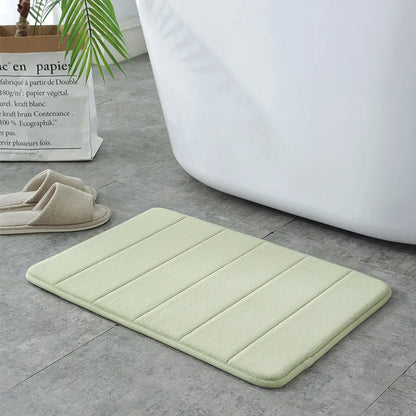 Home Bath Mat Super Absorbent Bathroom Carpets Rugs Soft Memory Foam Floor Bedroom Toilet Floor Shower Rug Home Decor