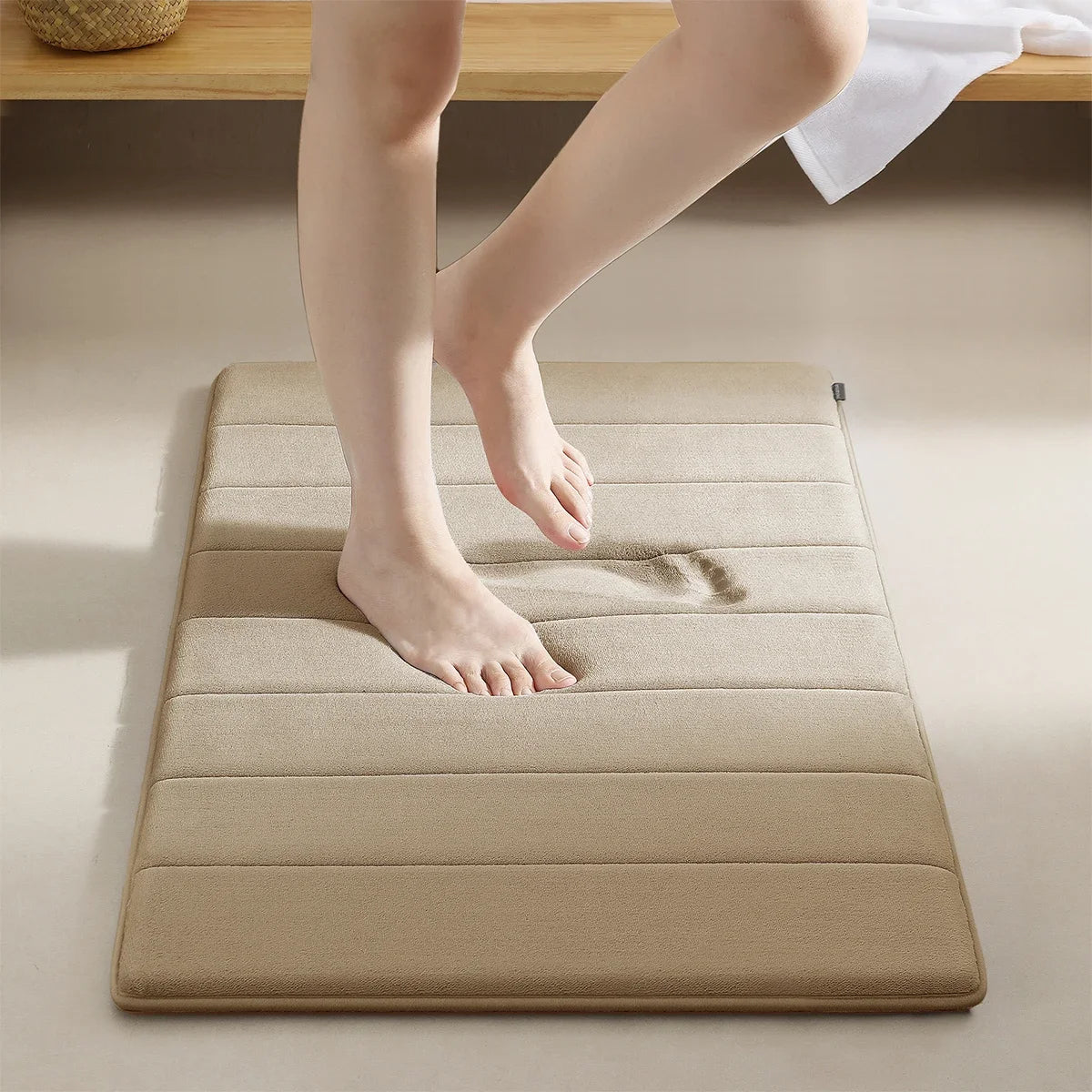 Home Bath Mat Super Absorbent Bathroom Carpets Rugs Soft Memory Foam Floor Bedroom Toilet Floor Shower Rug Home Decor